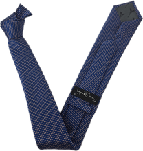 Carregar imagem no visualizador da galeria, GRAVATA TRADICIONAL PIERRE CARDIN AZUL TRAMADA JACQUARD MICROFIBRA
