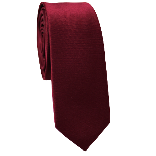 GRAVATA POLIÉSTER JACQUARD SUPER SLIM LISA - MARSALA