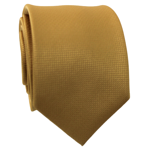 GRAVATA POLIÉSTER JACQUARD MF FESTA TRABALHADA MAQUINETADA - DOURADO